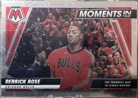 Derrick Rose #6 Basketball Cards 2021 Panini Mosaic Moments in Time