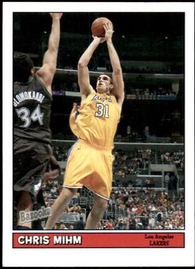 Chris Mihm #26 Basketball Cards 2005 Topps Bazooka