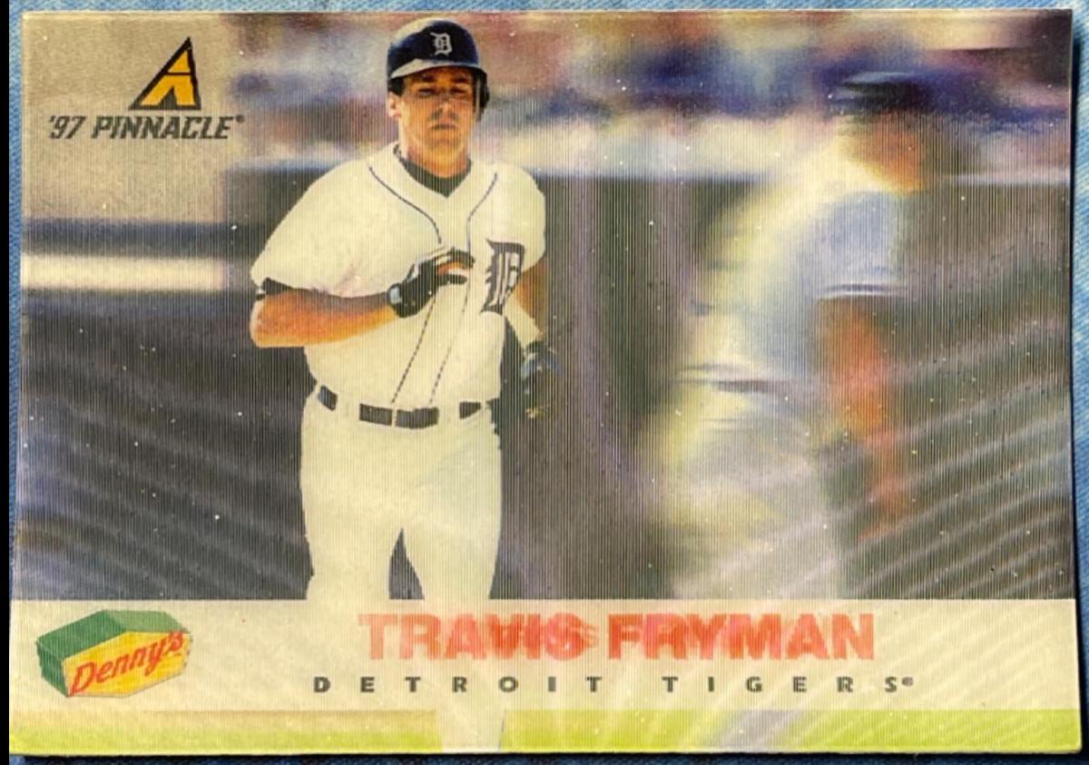 Travis Fryman, Denny’s 3-D #6 Baseball Cards 1997 Pinnacle