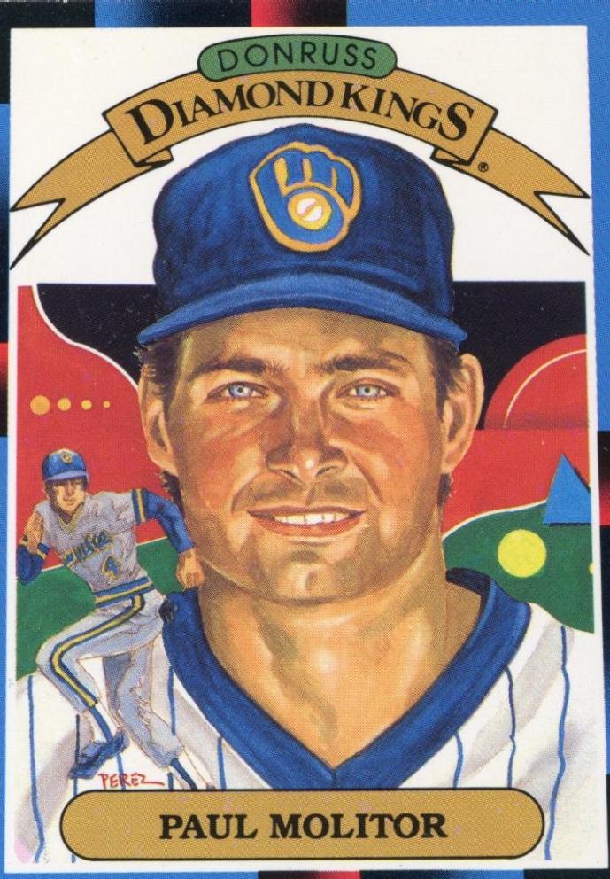 Paul Molitor #7 Baseball Cards 1988 Donruss