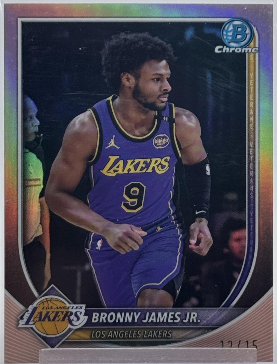 Bronny James Jr. [Rose Gold X-Fractor] #BCV-122
