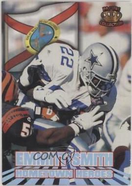 Emmitt Smith #HH-1 Football Cards 1995 Pacific Hometown Heroes