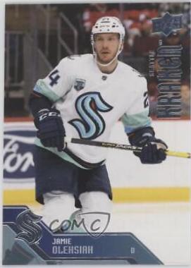 Jamie Oleksiak #8 Hockey Cards 2021 Upper Deck Seattle Kraken