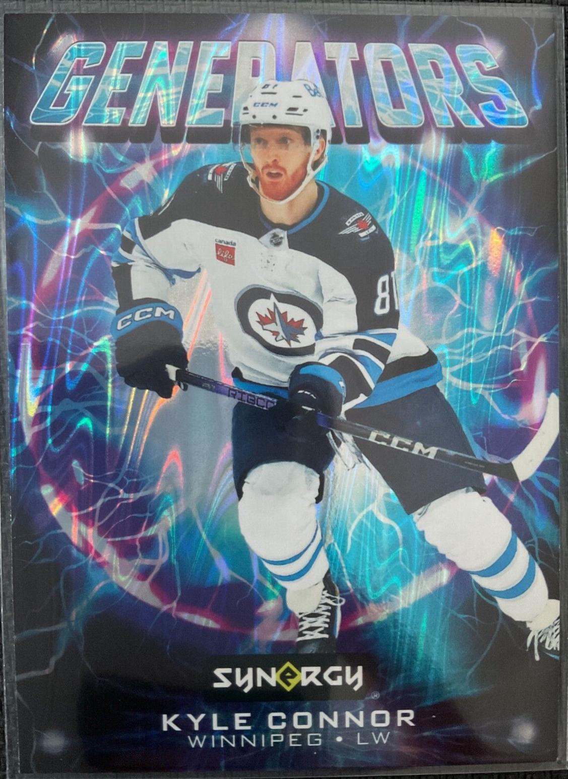 Kyle Connor #G-20 Hockey Cards 2024 Upper Deck Synergy Generators