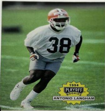 Antonio Langham #297 Football Cards 1994 Playoff