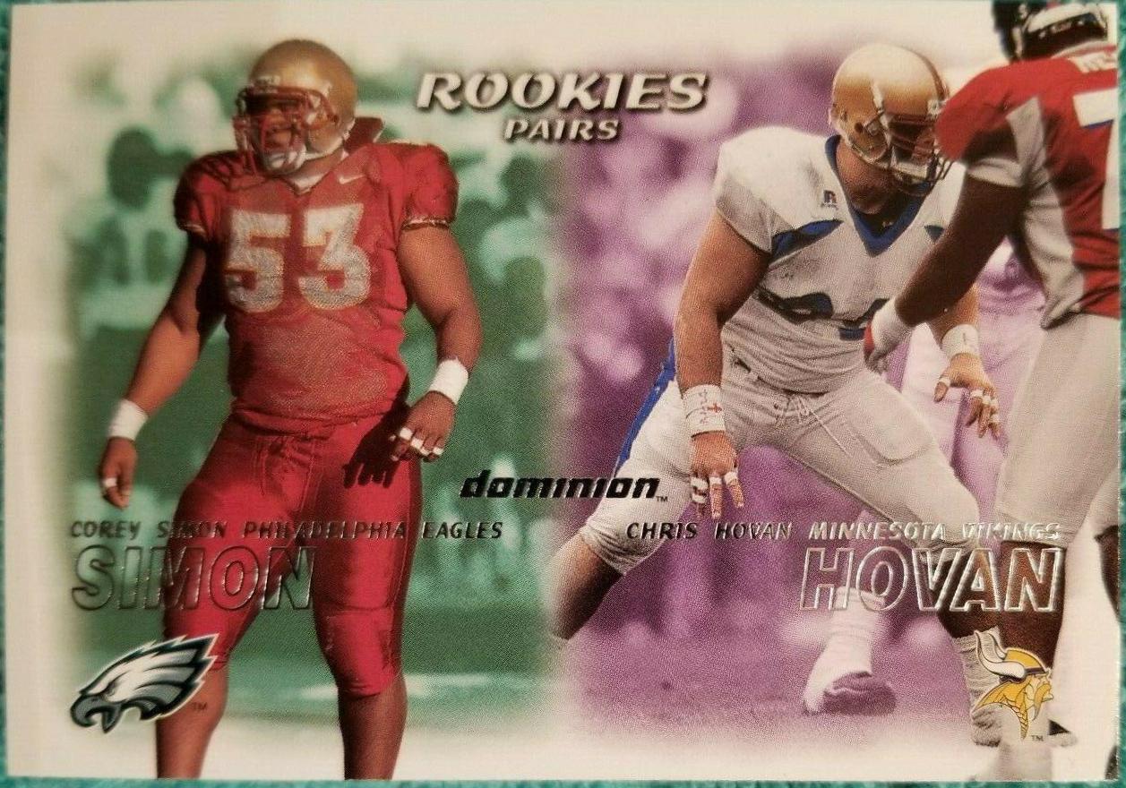 Corey Simon, Chris Hovan #241 Football Cards 2000 Skybox Dominion