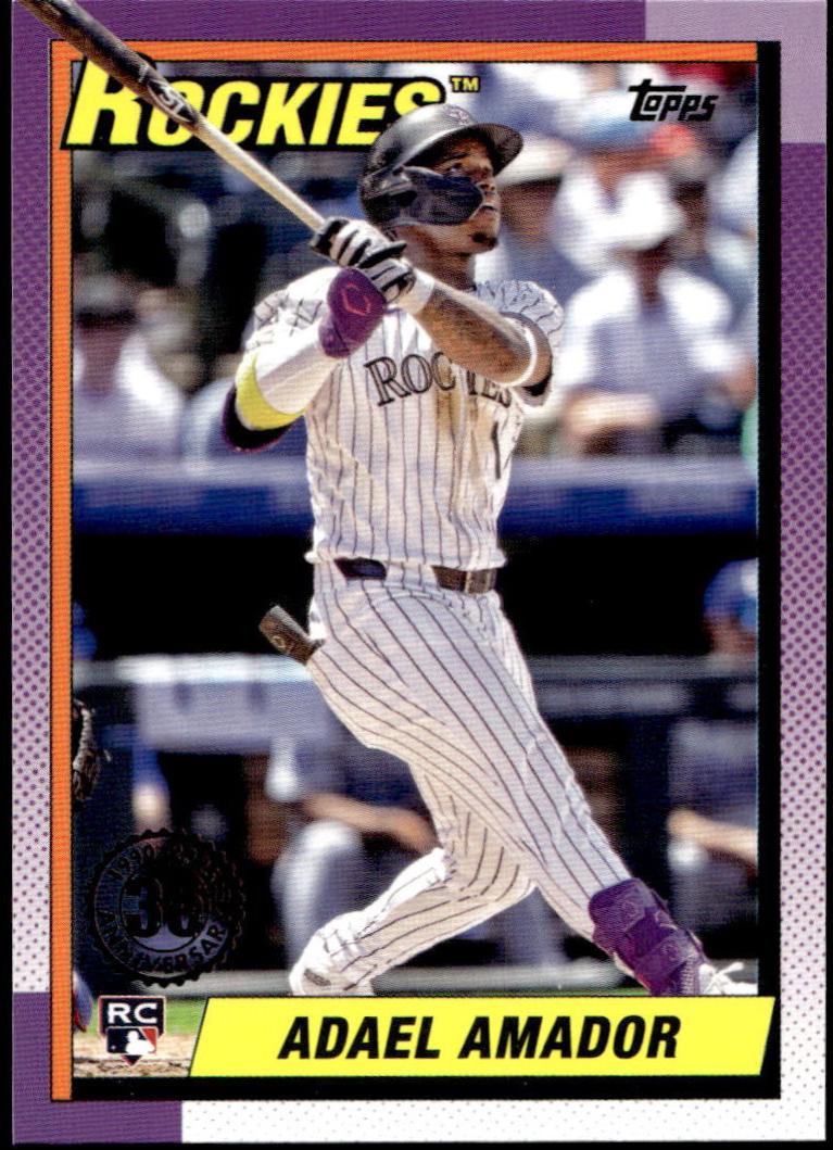 Adael Amador #T90-83 Baseball Cards 2025 Topps 1990