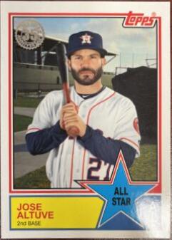 Jose Altuve #5 Baseball Cards 2018 Topps 1983 Baseball All Stars