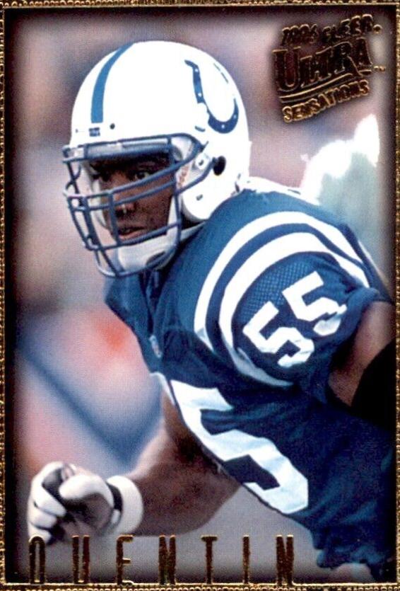 Quentin Coryatt #44 1996 Ultra Sensations Football