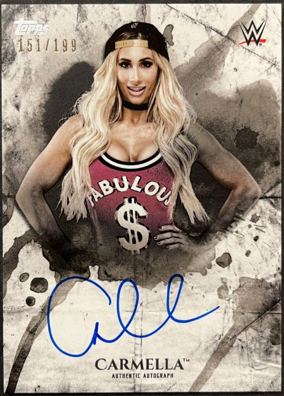 Carmella #UA-CA Wrestling Cards 2018 Topps WWE Undisputed Autographs