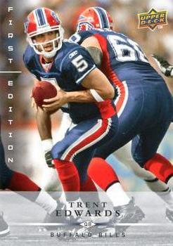 Trent Edwards #16 Football Cards 2008 Upper Deck First Edition