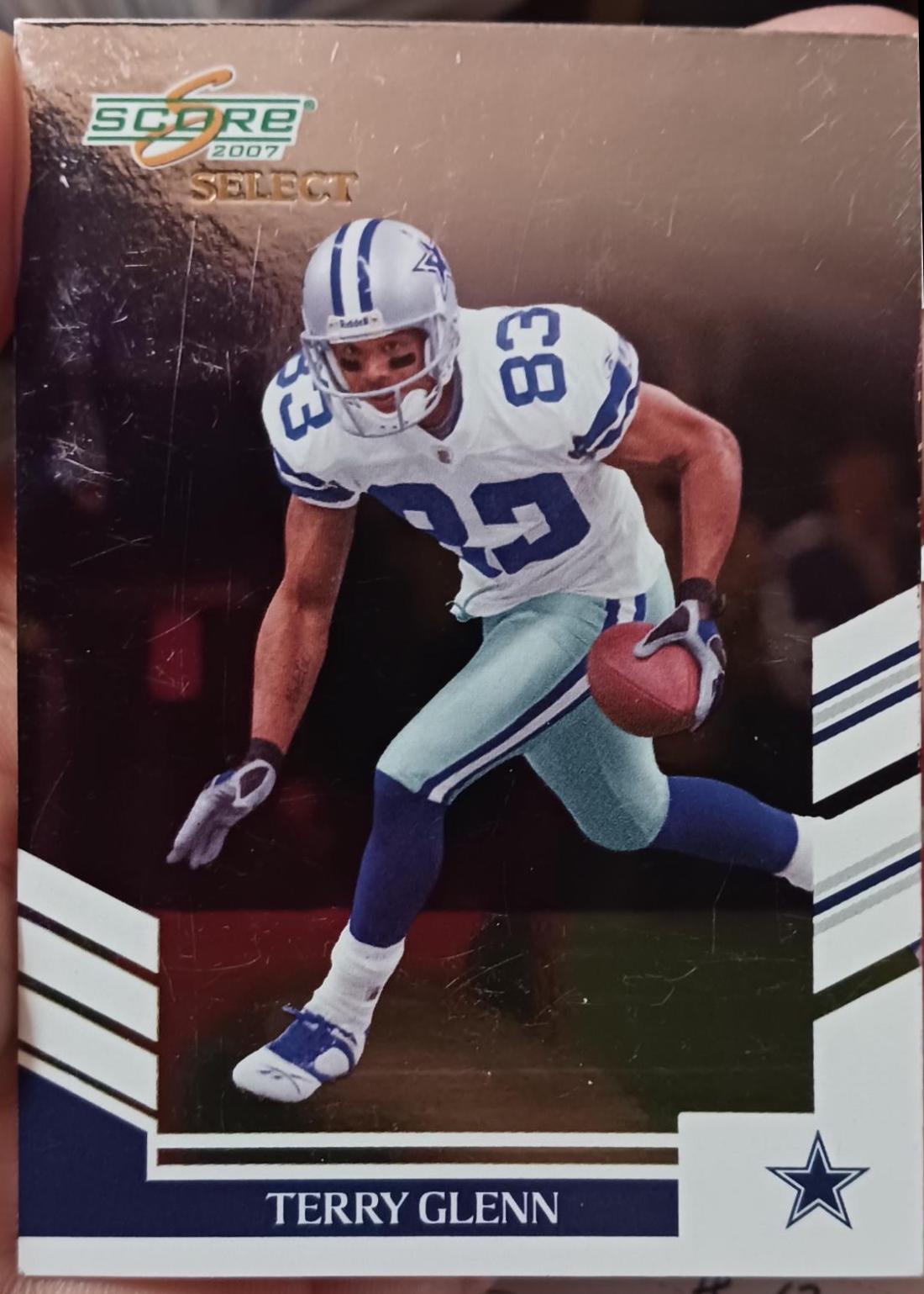 Terry Glenn #3 Football Cards 2007 Panini Score Select