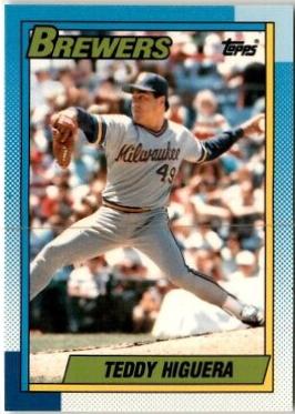 Teddy Higuera #15 Baseball Cards 1990 Topps Tiffany