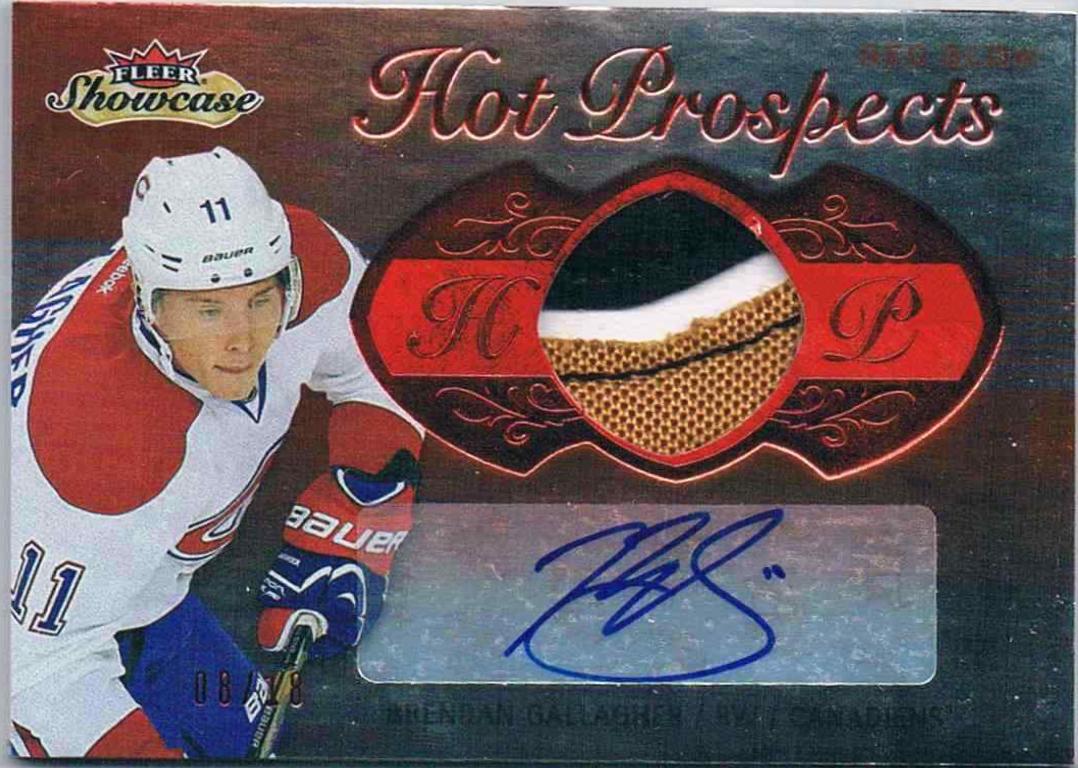 Brendan Gallagher #202 2013-14 Fleer Showcase Hockey