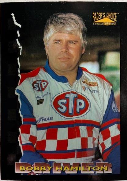 Bobby Hamilton #17 Racing Cards 1996 Pinnacle Racer's Choice NASCAR