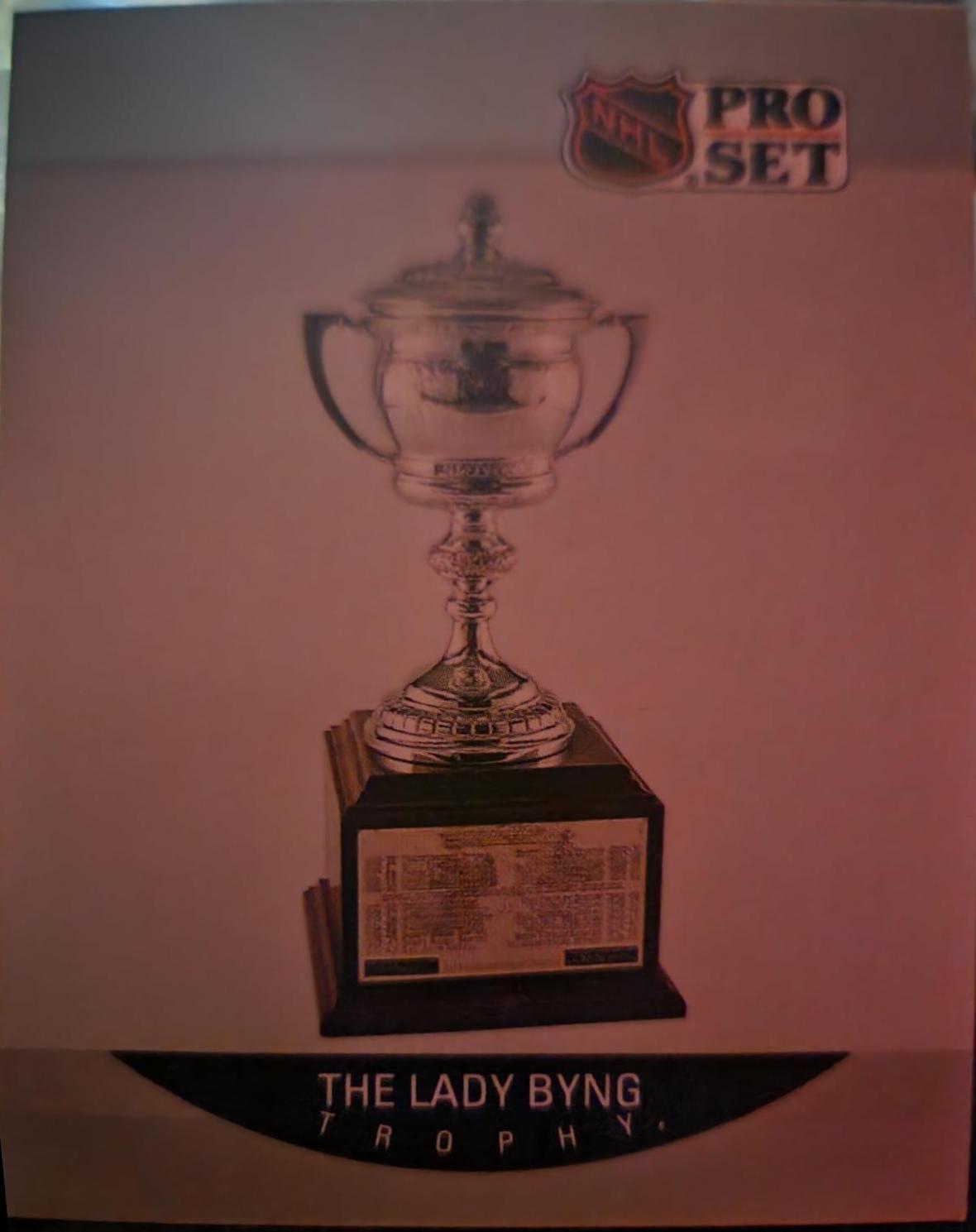 The Lady Byng Trophy #378 Hockey Cards 1990 Pro Set