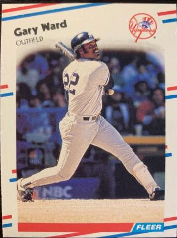 Gary Ward #224 Baseball Cards 1988 Fleer