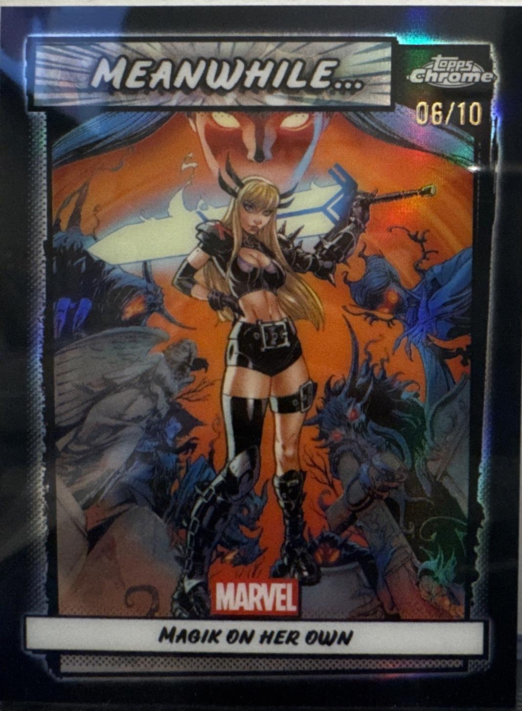 Magik on her Own [Black] #MW-06 Prices | Marvel 2026 Topps Chrome