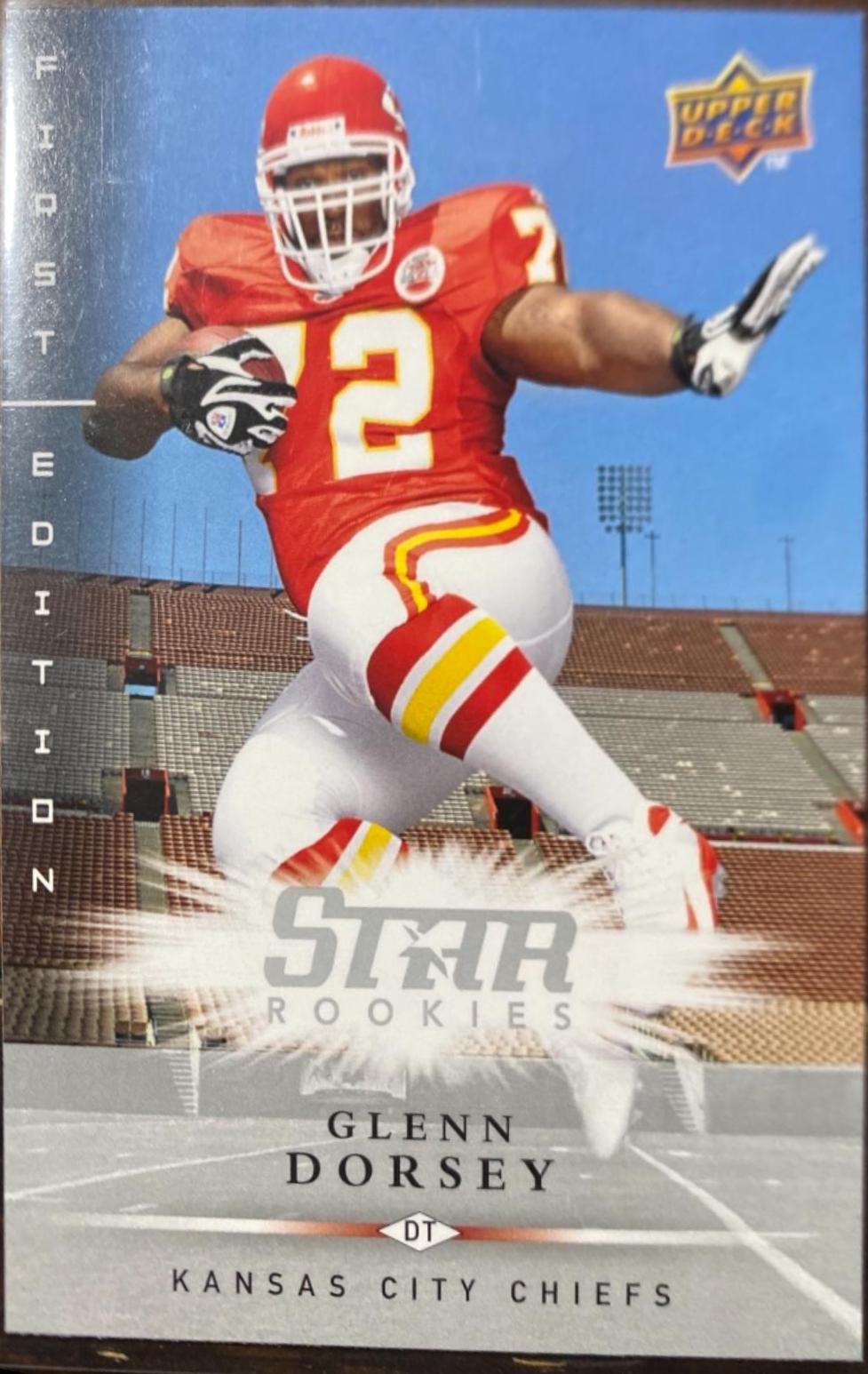 Glenn Dorsey #213 Football Cards 2008 Upper Deck First Edition