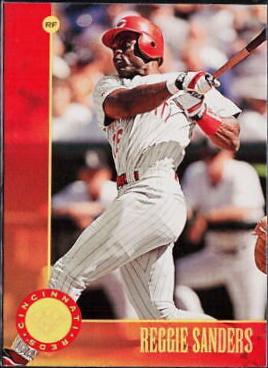 Reggie Sanders #146 Baseball Cards 1996 Leaf