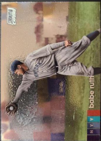 Babe Ruth #3 Baseball Cards 2020 Stadium Club Chrome