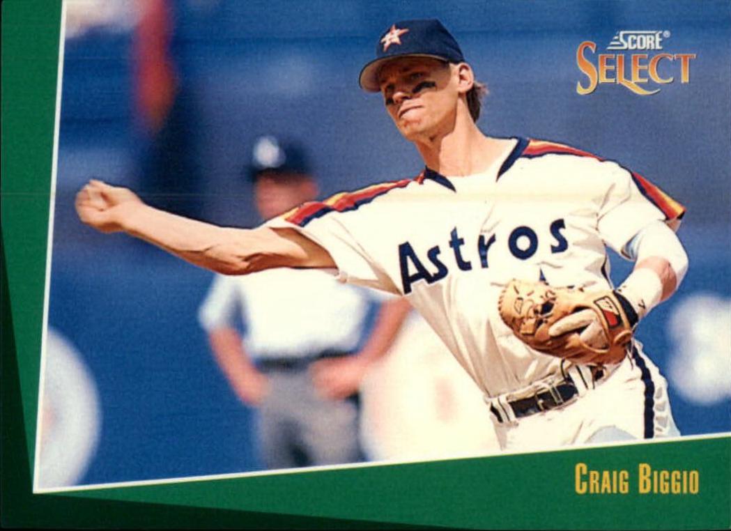 Craig Biggio #25 Baseball Cards 1993 Score Select