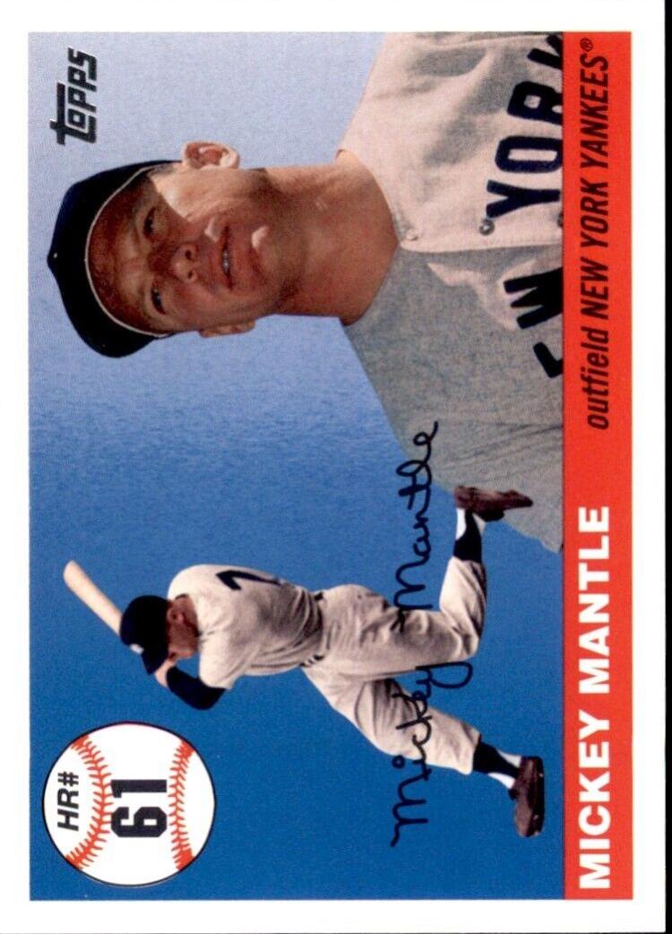 Mickey Mantle #61 2006 Topps Mantle Home Run History Baseball