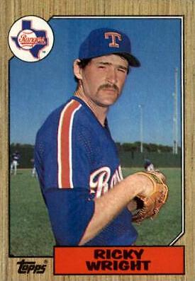 Ricky Wright #202 Baseball Cards 1987 Topps