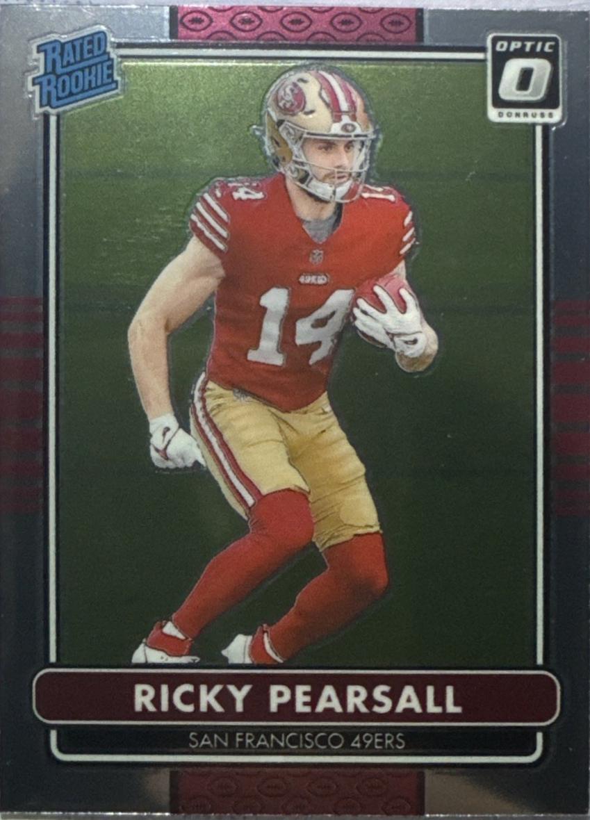 Ricky Pearsall #15 Football Cards 2024 Panini Donruss Optic Retro Series