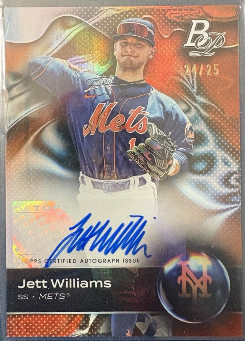 Jett Williams [Autograph Orange] #TOP-96
