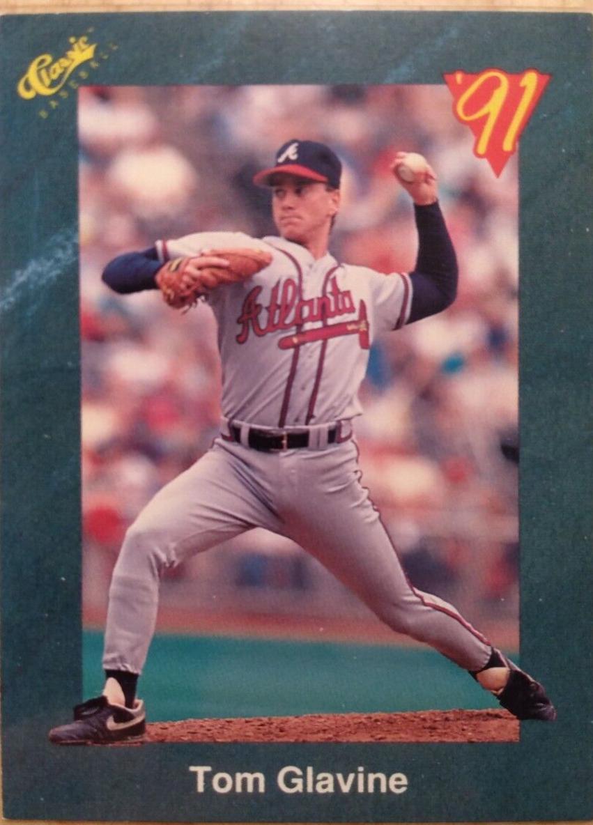Tom Glavine #T26 Baseball Cards 1991 Classic Four Sport
