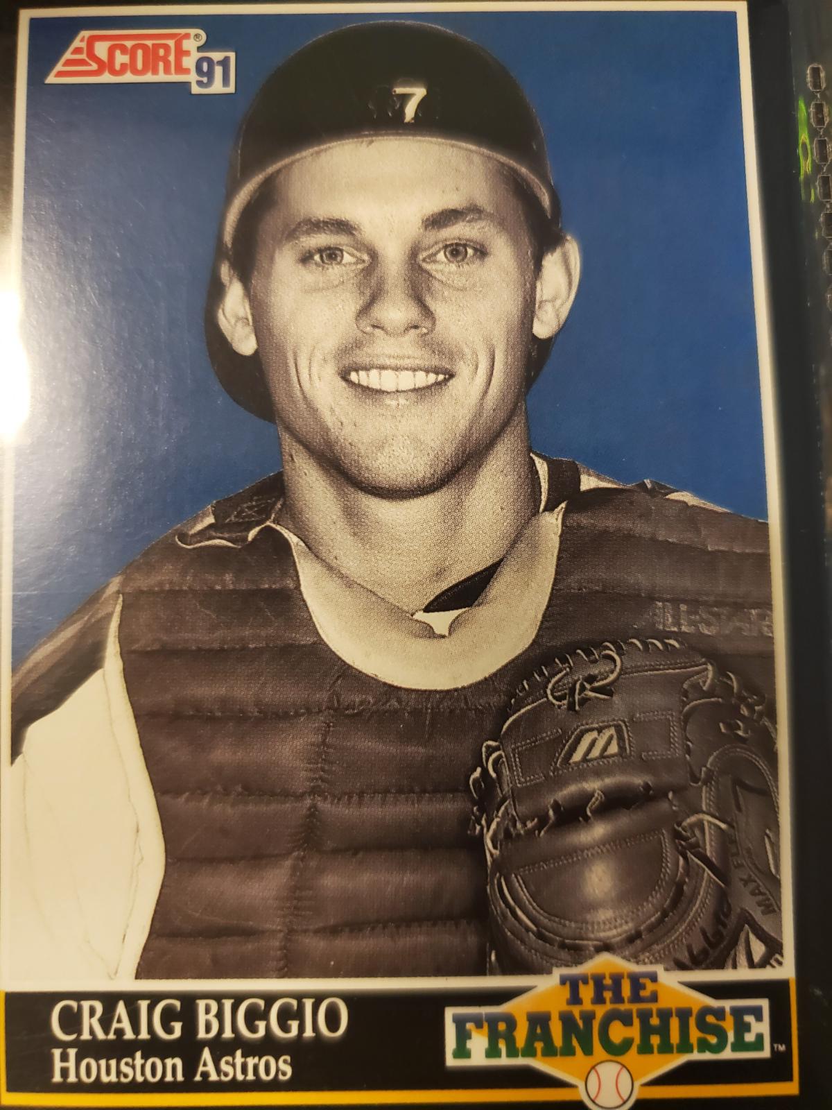 Craig Biggio #872 Baseball Cards 1991 Score