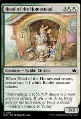Head of the Homestead [Foil] #216