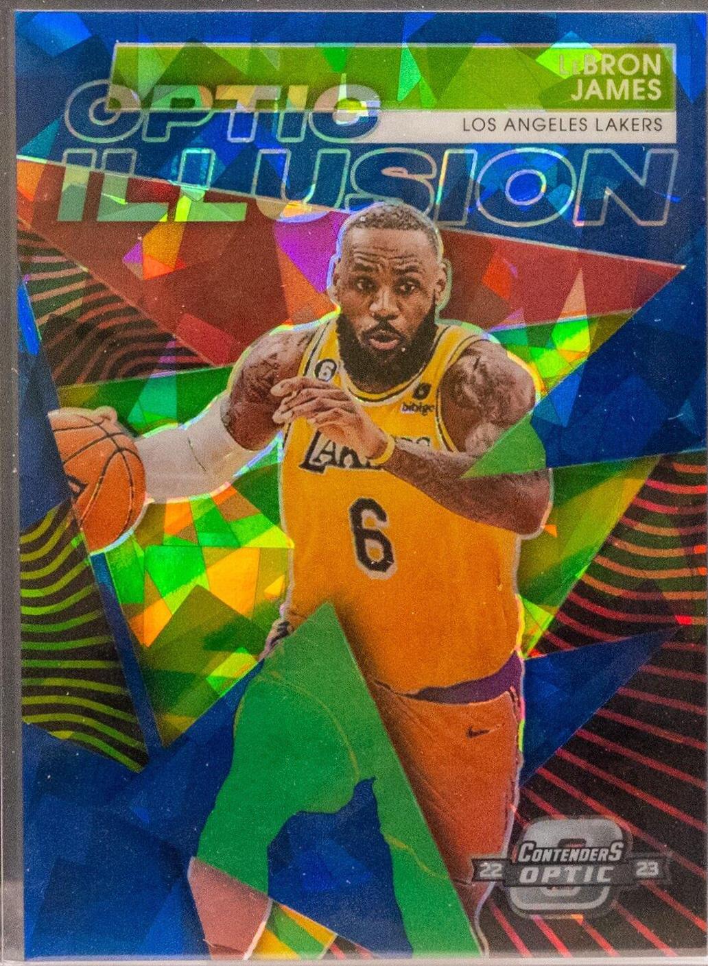 LeBron James [Blue Cracked Ice] #25