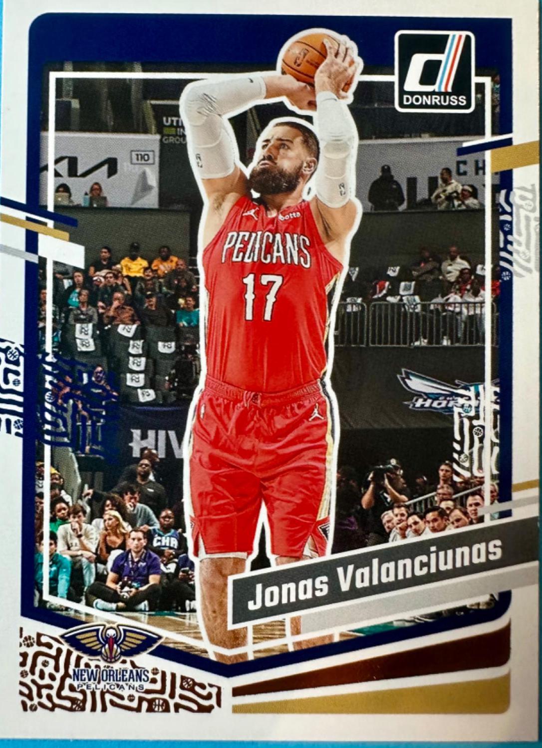 Jonas Valanciunas #180 2023 Panini Donruss Basketball