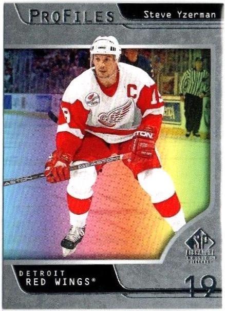 Steve Yzerman #P-23 Hockey Cards 2020 SP Signature Edition Legends Profiles
