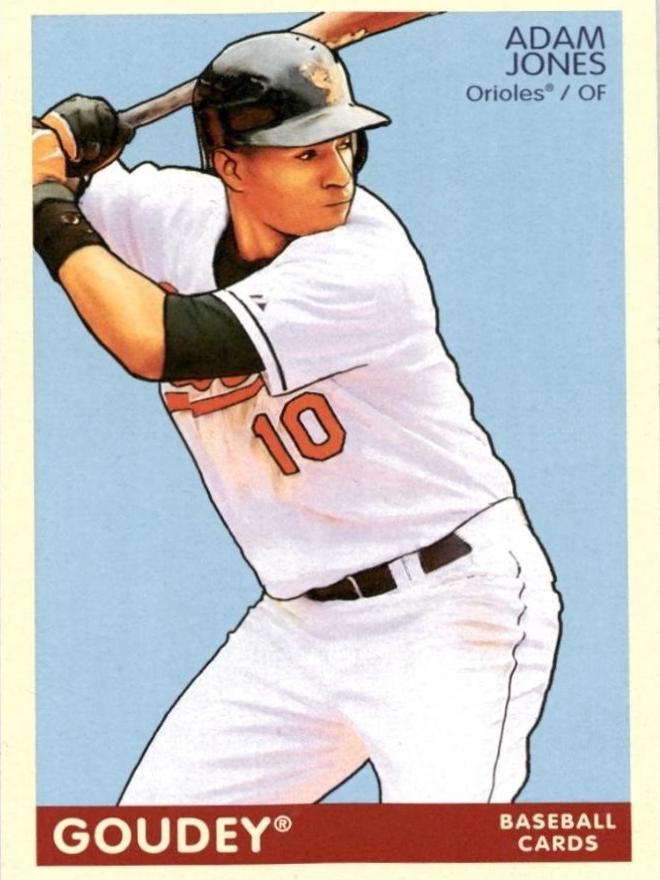 Adam Jones #15 Baseball Cards 2009 Upper Deck Goudey