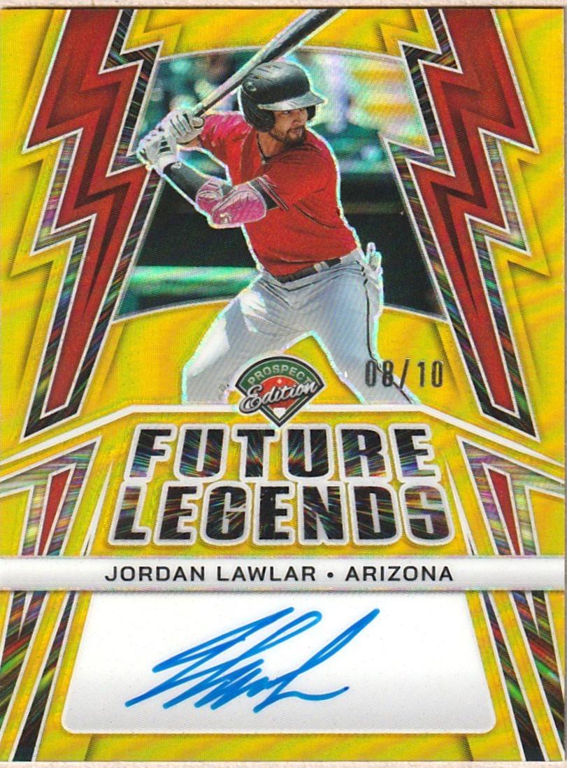 Jordan Lawlar #FLS-JL 2025 Panini Prospect Edition Future Legends Signature Baseball