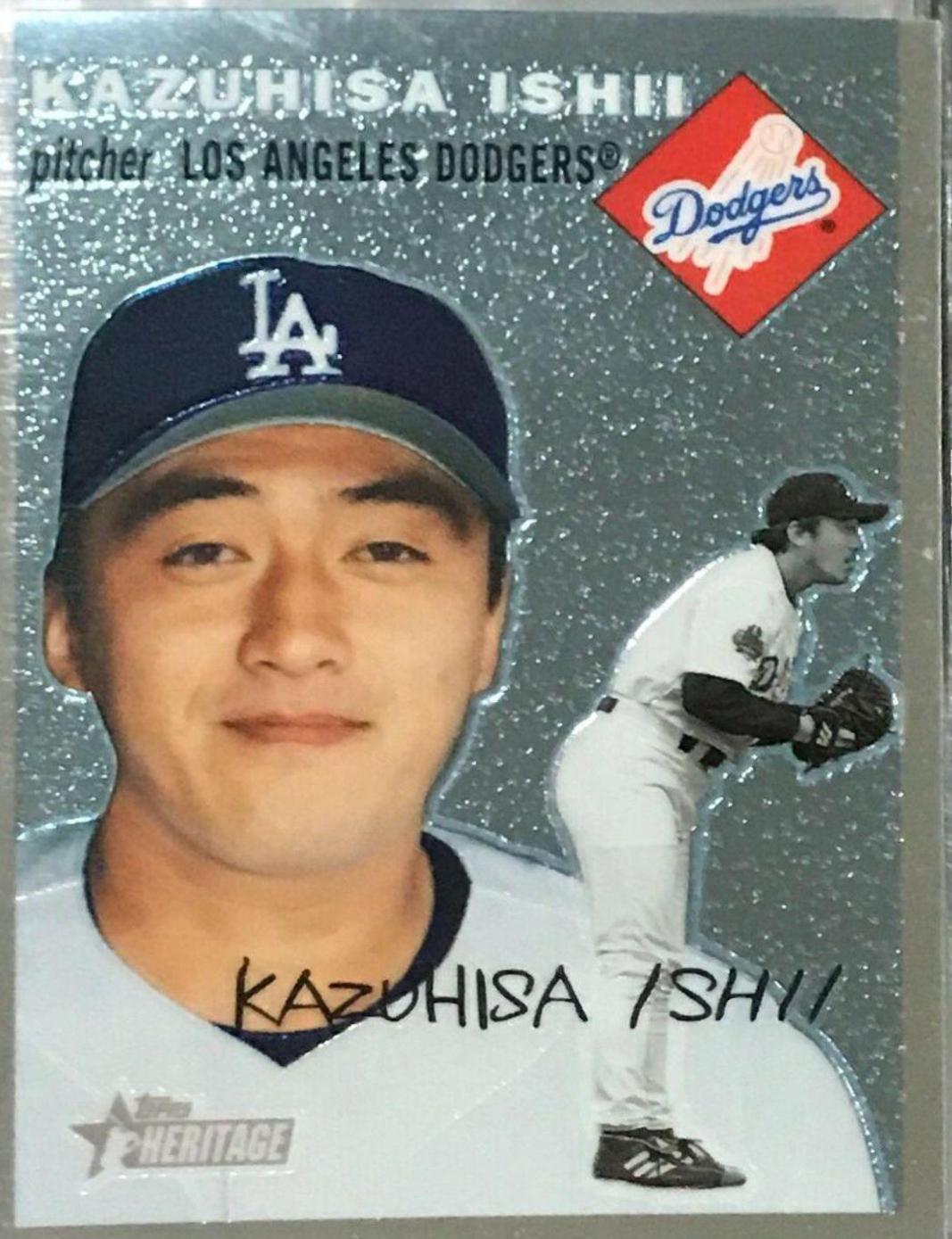 Kazuhisa Ishii #THC15 Baseball Cards 2003 Topps Heritage Chrome