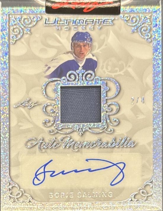 Borje Salming #AM-BS1 2023 Leaf Ultimate Auto Memorabilia Hockey