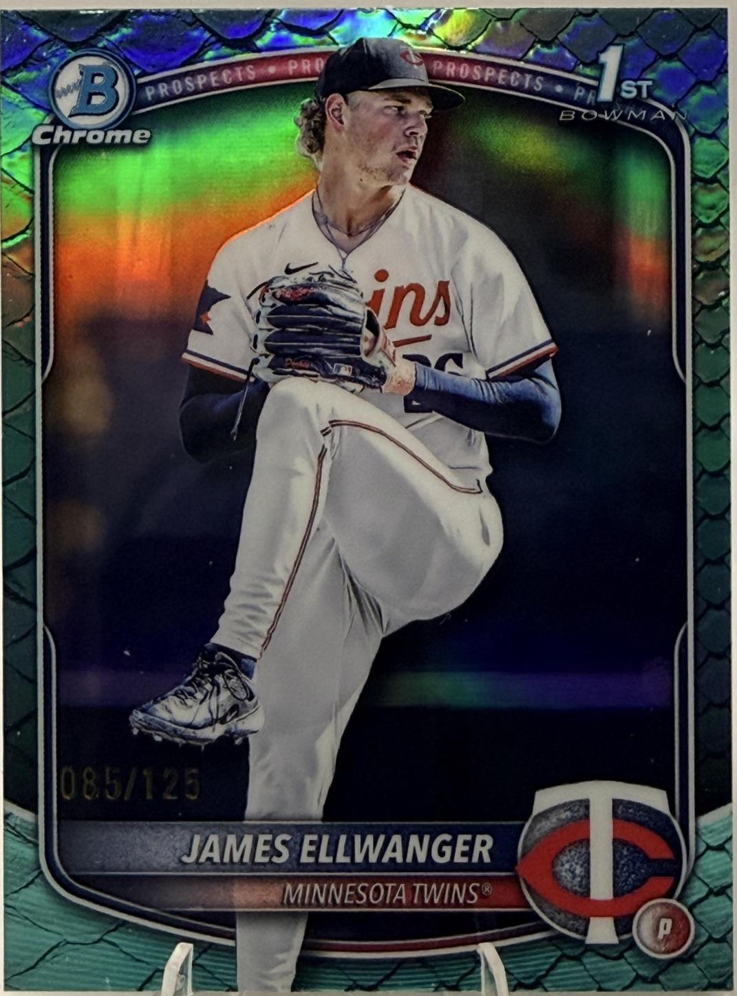 James Ellwanger [Aqua Reptilian Refractor] #BDC-164