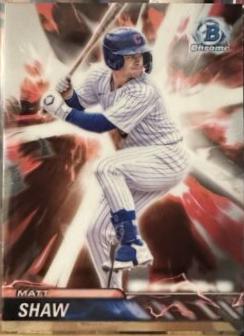 Matt Shaw #PP-16 Baseball Cards 2024 Bowman Draft Plasma Power