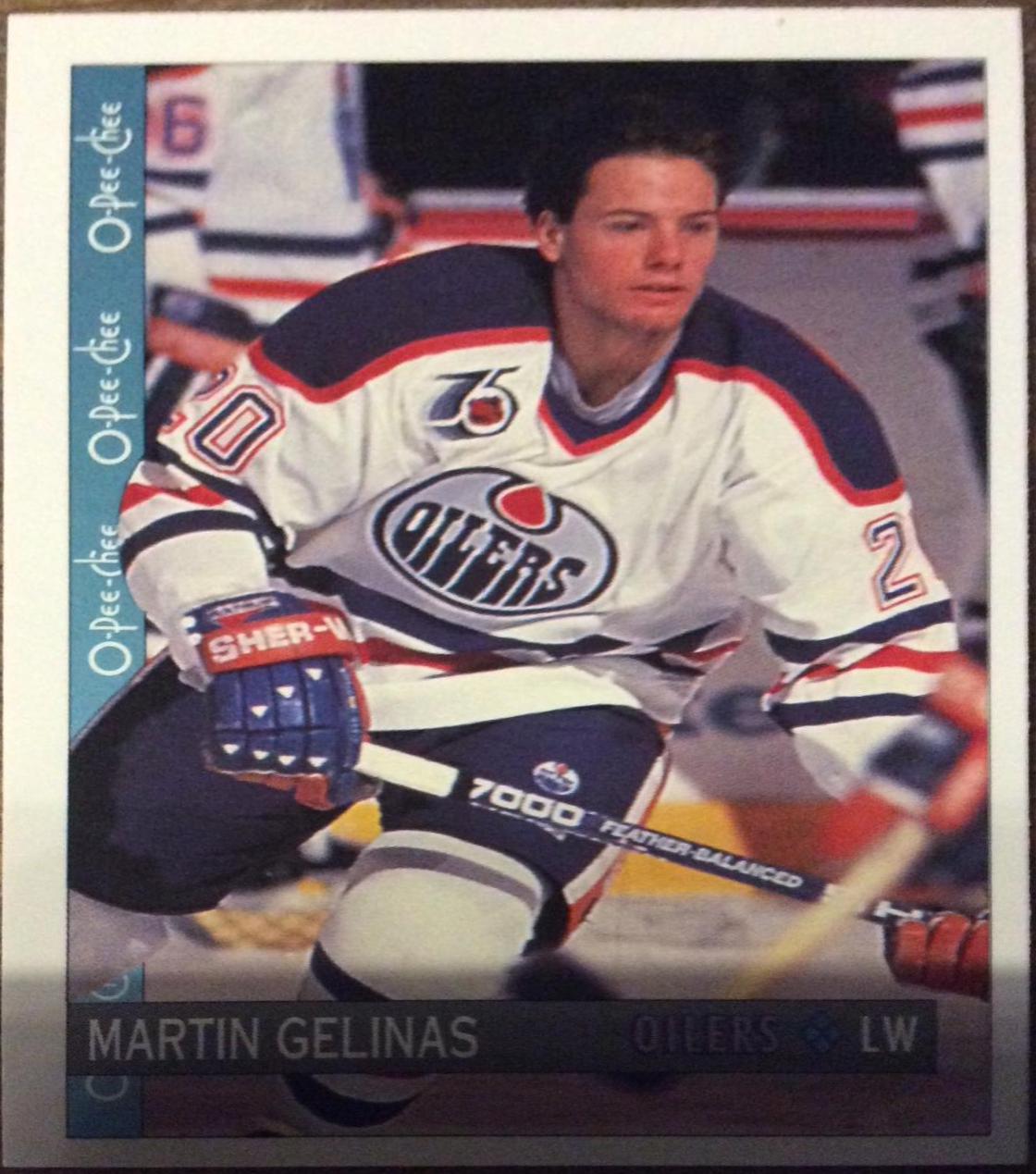 Martin Gelinas #19 Hockey Cards 1992 O-Pee-Chee