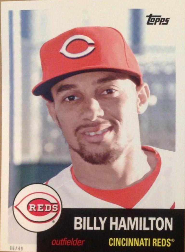 Billy Hamilton #10 Baseball Cards 2016 Topps Archives