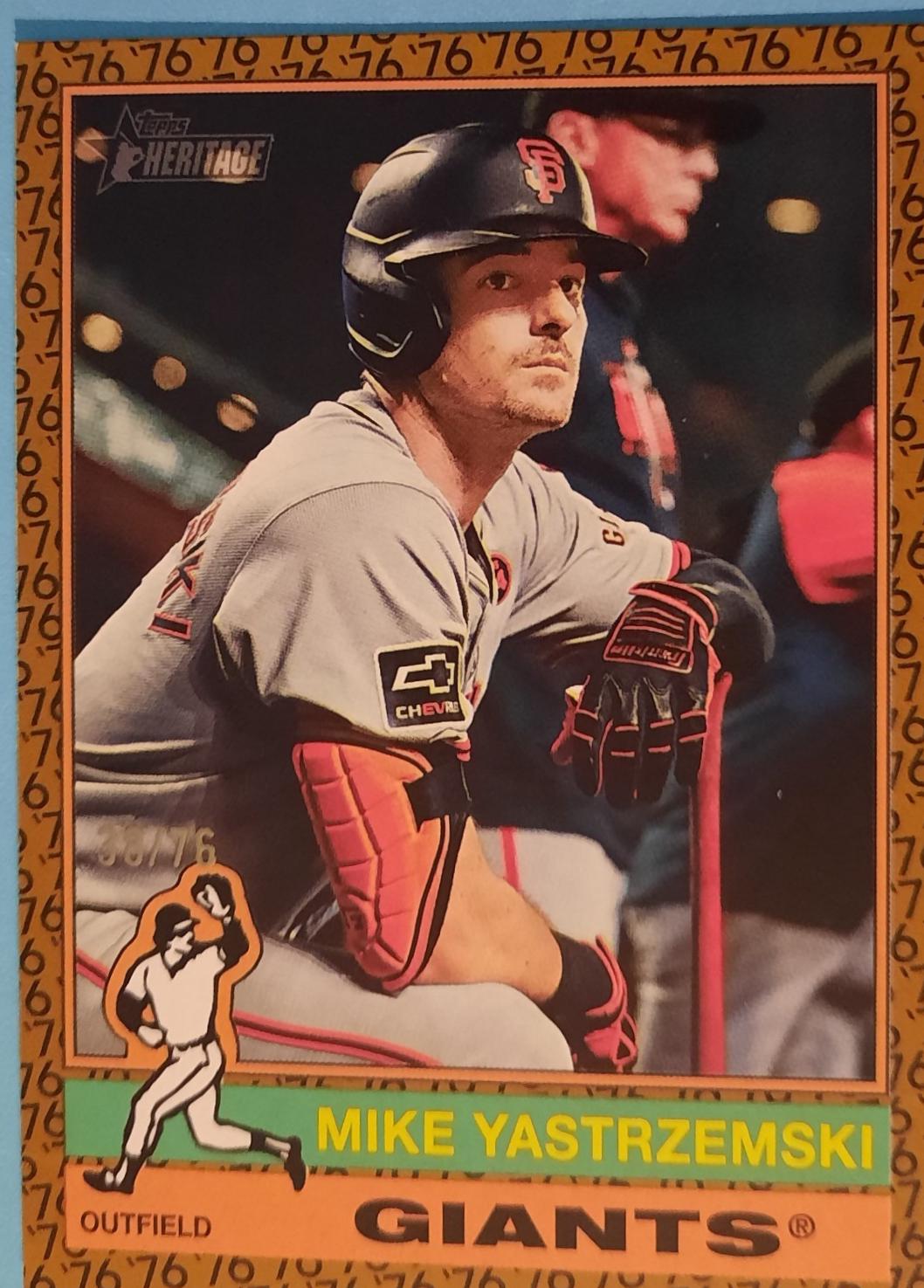 Mike Yastrzemski [Yellow Border] #470