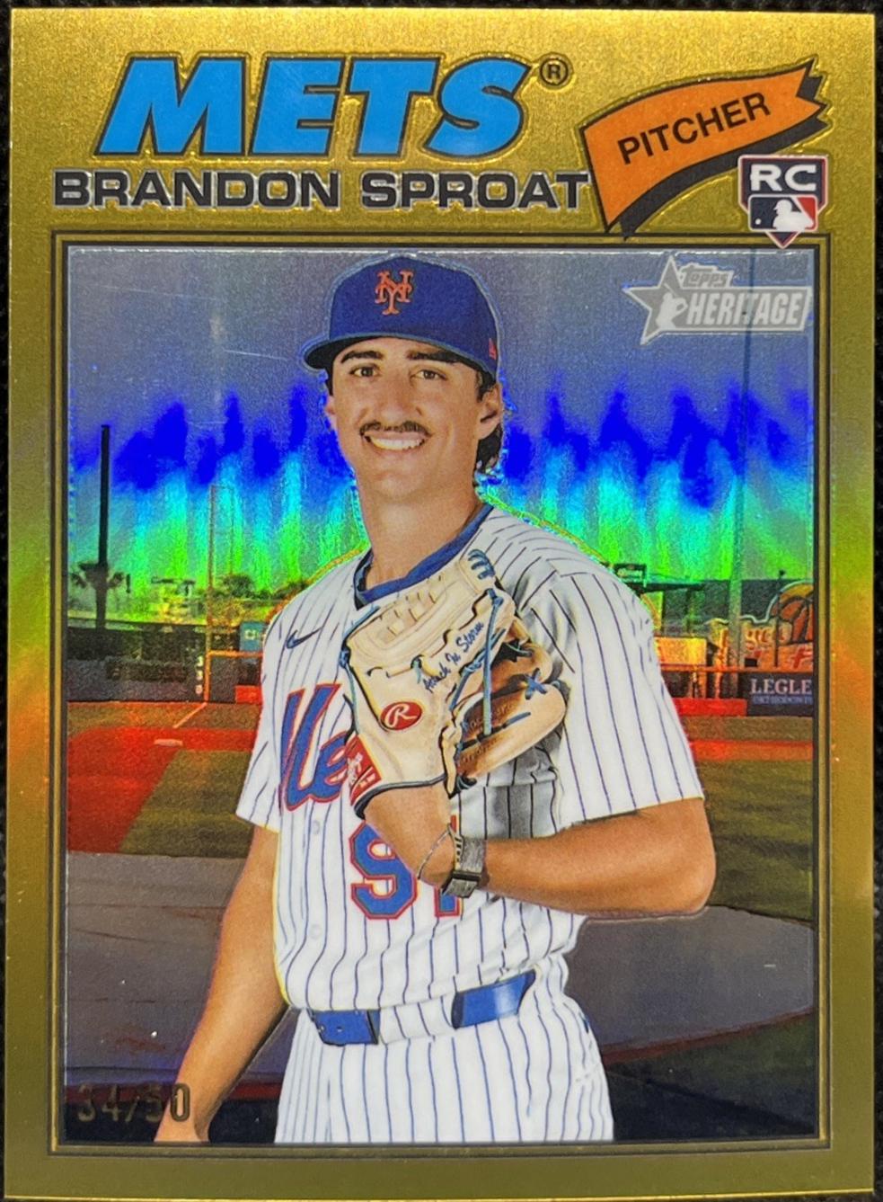 Brandon Sproat [Gold Bordered Chrome] #118