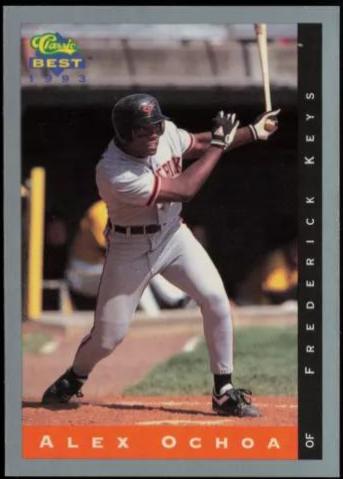 Alex Ochoa #83 Baseball Cards 1993 Classic Best