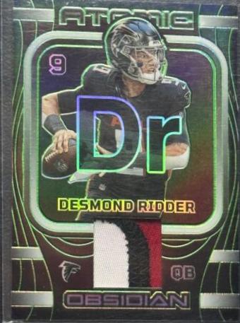 Desmond Ridder #3 Football Cards 2023 Panini Obsidian