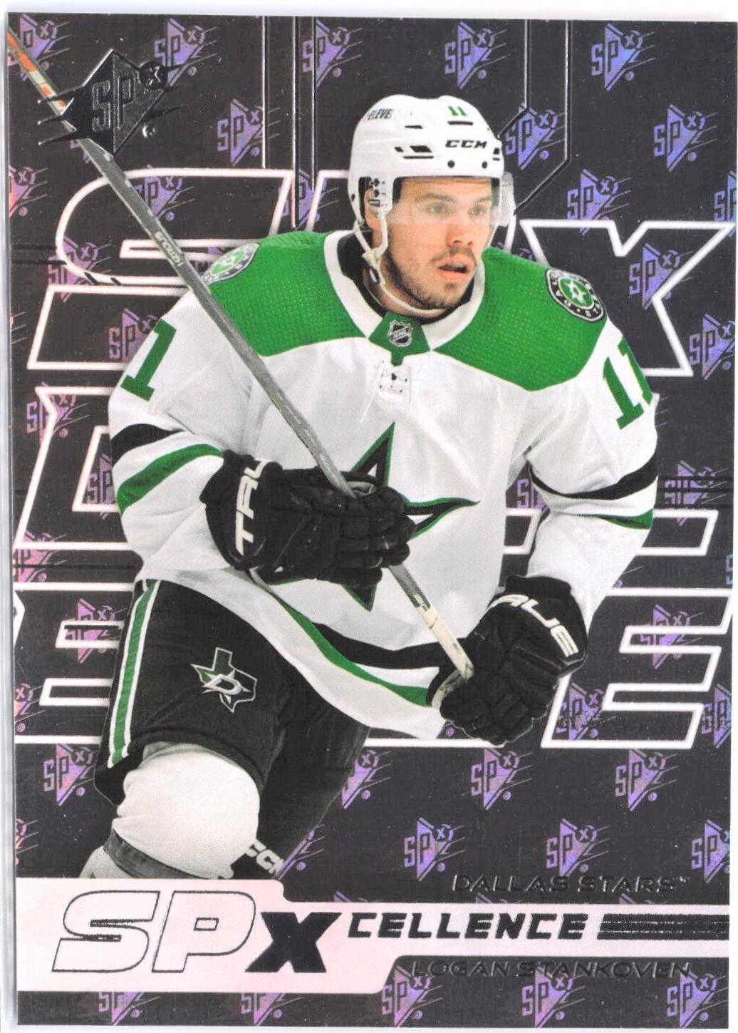 Logan Stankoven #XC-LS Hockey Cards 2024 SPx SPxCellence