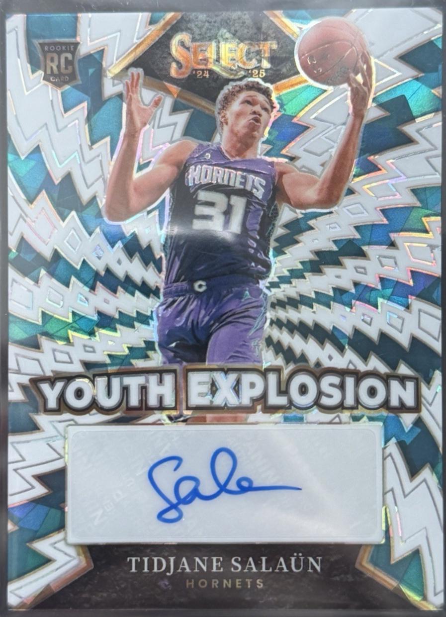 Tidjane Salaun [White Cracked Ice Prizm] #4